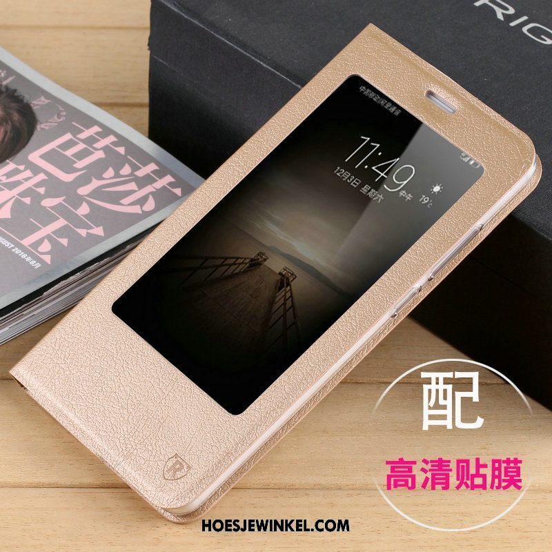 Huawei Mate 9 Hoesje Folio Mobiele Telefoon Anti-fall, Huawei Mate 9 Hoesje Bescherming Blauw