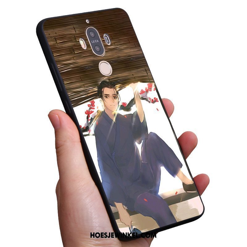 Huawei Mate 9 Hoesje Grijs All Inclusive Wind, Huawei Mate 9 Hoesje Zacht Anti-fall