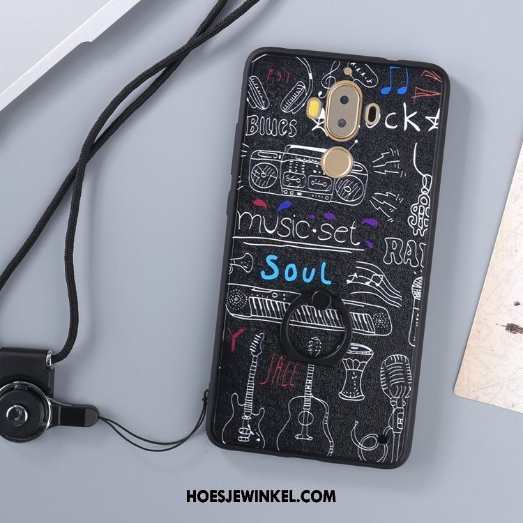 Huawei Mate 9 Hoesje Hanger Hoes Grijs, Huawei Mate 9 Hoesje Bescherming Ring