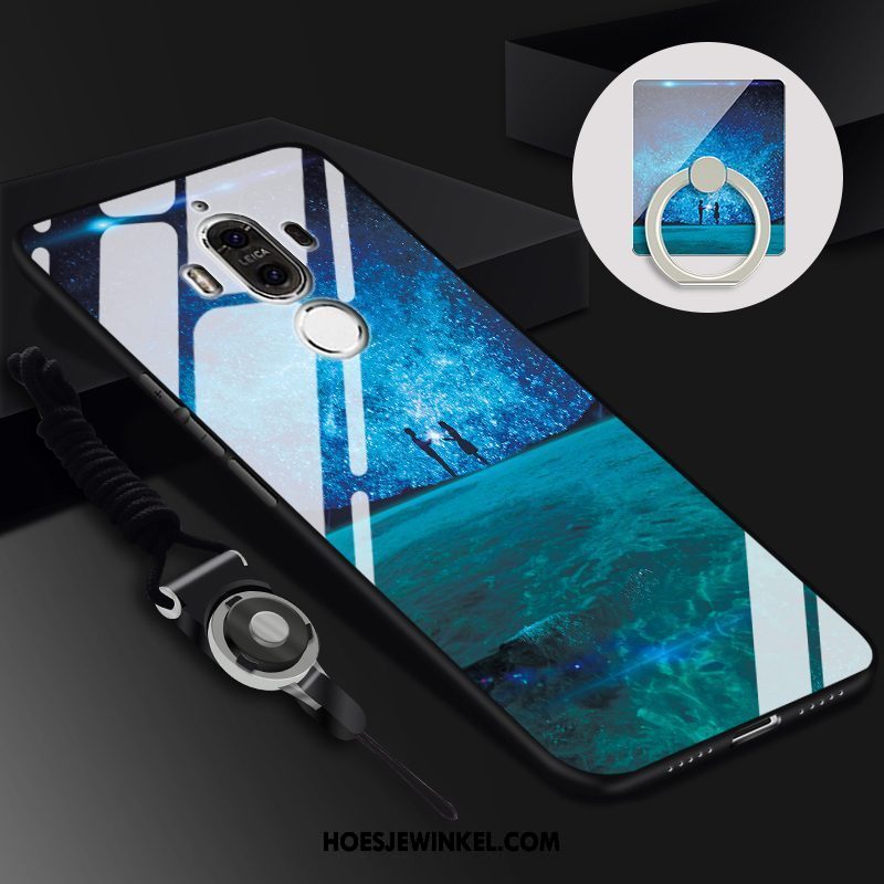 Huawei Mate 9 Hoesje Hoes Bescherming Blauw, Huawei Mate 9 Hoesje Hard Mobiele Telefoon