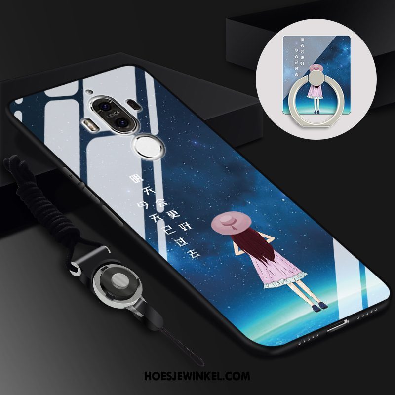 Huawei Mate 9 Hoesje Hoes Bescherming Blauw, Huawei Mate 9 Hoesje Hard Mobiele Telefoon