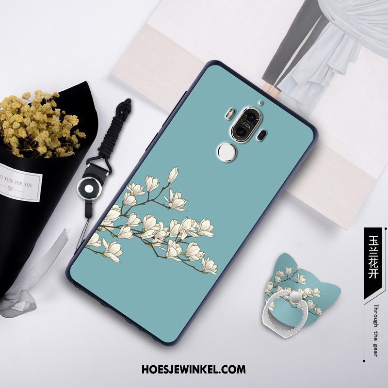 Huawei Mate 9 Hoesje Hoes Groen Hanger, Huawei Mate 9 Hoesje Zacht Mobiele Telefoon