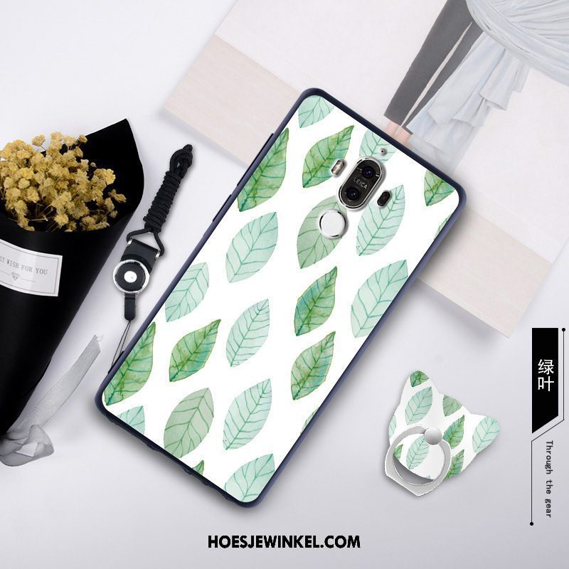 Huawei Mate 9 Hoesje Hoes Groen Hanger, Huawei Mate 9 Hoesje Zacht Mobiele Telefoon