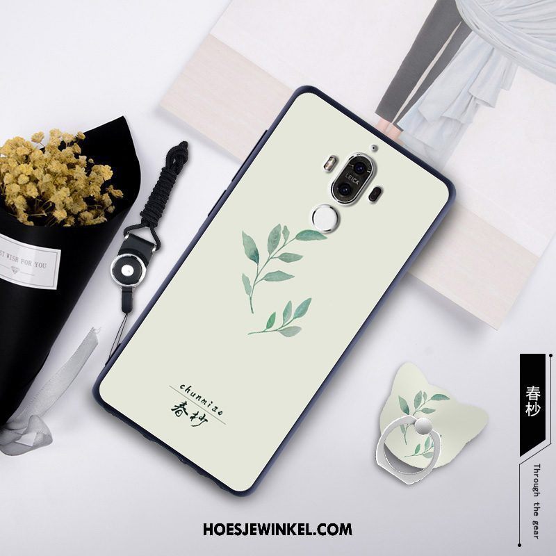 Huawei Mate 9 Hoesje Hoes Groen Hanger, Huawei Mate 9 Hoesje Zacht Mobiele Telefoon