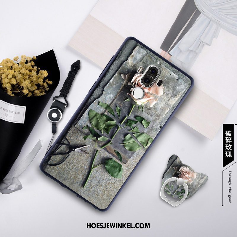 Huawei Mate 9 Hoesje Hoes Groen Hanger, Huawei Mate 9 Hoesje Zacht Mobiele Telefoon