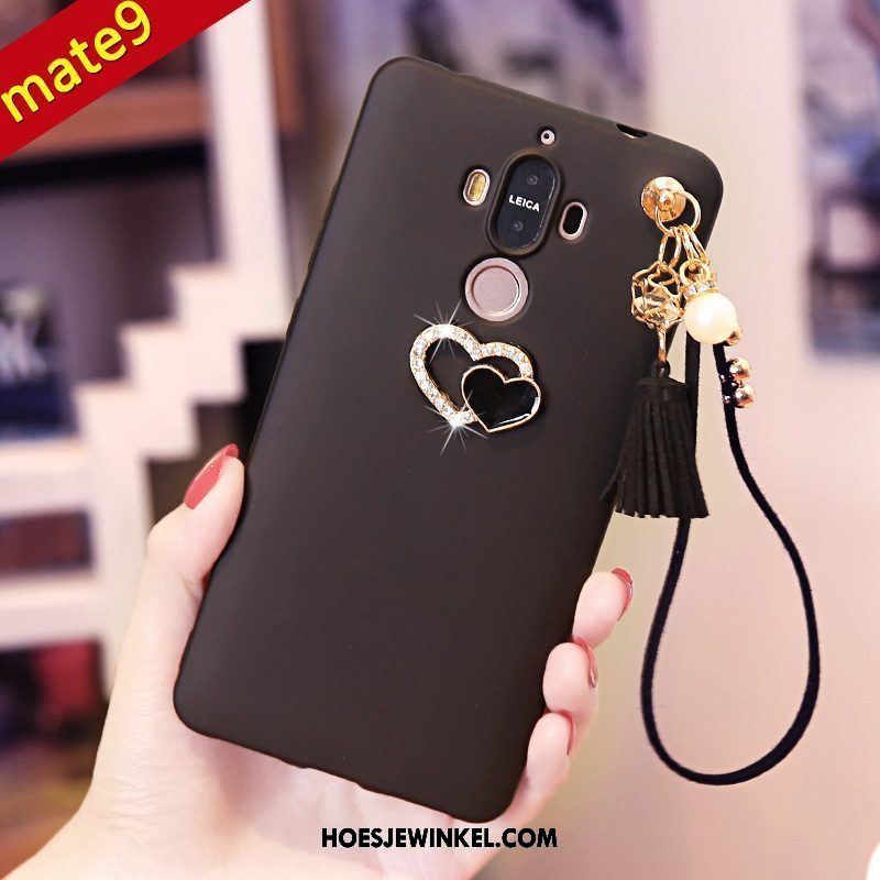 Huawei Mate 9 Hoesje Mobiele Telefoon Bescherming Hoes, Huawei Mate 9 Hoesje Hemming Rood