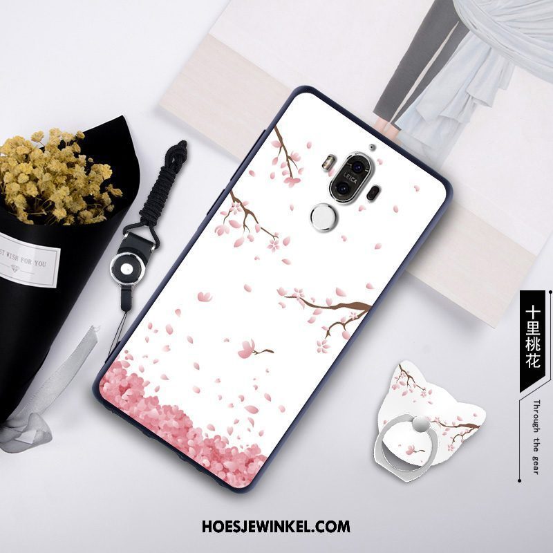 Huawei Mate 9 Hoesje Mobiele Telefoon Blauw Tempereren, Huawei Mate 9 Hoesje Hanger Skärmskydd