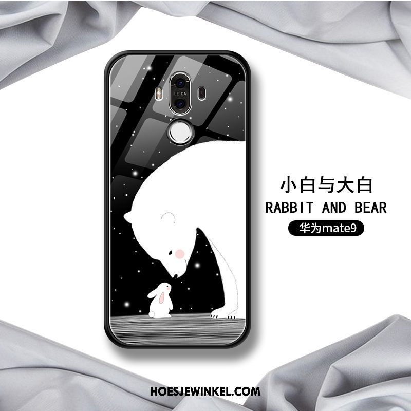 Huawei Mate 9 Hoesje Rood Spiegel Spotprent, Huawei Mate 9 Hoesje Mooie Mobiele Telefoon