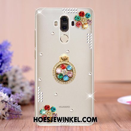 Huawei Mate 9 Hoesje Scheppend Met Strass Ondersteuning, Huawei Mate 9 Hoesje Hoes Mobiele Telefoon