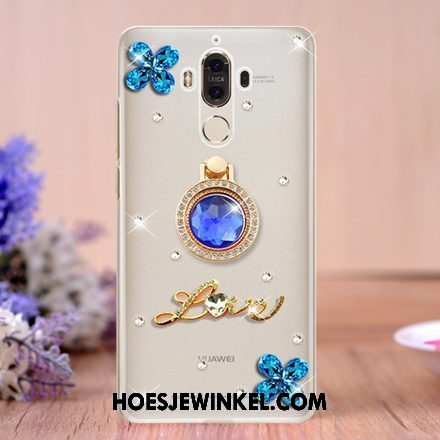 Huawei Mate 9 Hoesje Scheppend Met Strass Ondersteuning, Huawei Mate 9 Hoesje Hoes Mobiele Telefoon