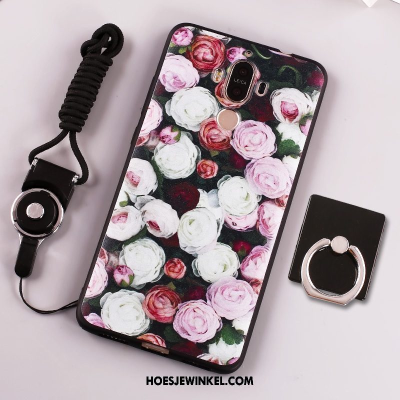 Huawei Mate 9 Hoesje Trend Anti-fall Klittenband, Huawei Mate 9 Hoesje Geel Hanger