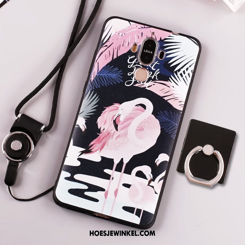 Huawei Mate 9 Hoesje Trend Anti-fall Klittenband, Huawei Mate 9 Hoesje Geel Hanger