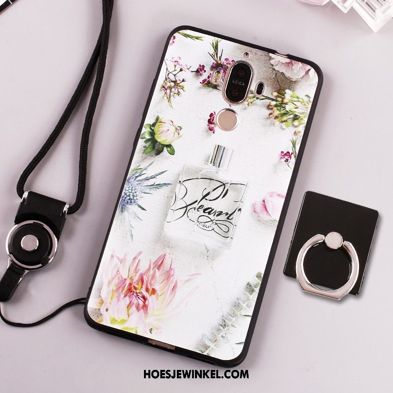 Huawei Mate 9 Hoesje Trend Anti-fall Klittenband, Huawei Mate 9 Hoesje Geel Hanger