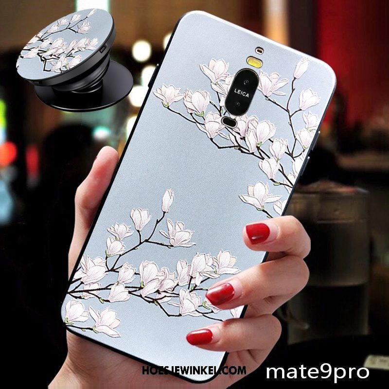 Huawei Mate 9 Pro Hoesje Bescherming Lichtblauw Hoes, Huawei Mate 9 Pro Hoesje Dun Trend