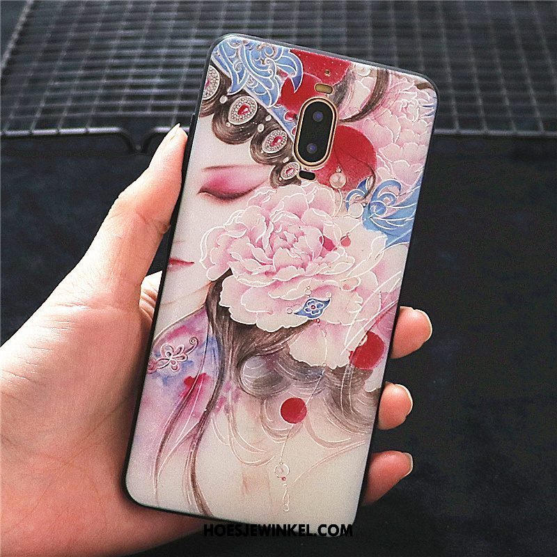 Huawei Mate 9 Pro Hoesje Chinese Stijl Schrobben Mobiele Telefoon, Huawei Mate 9 Pro Hoesje Scheppend Peking Opera