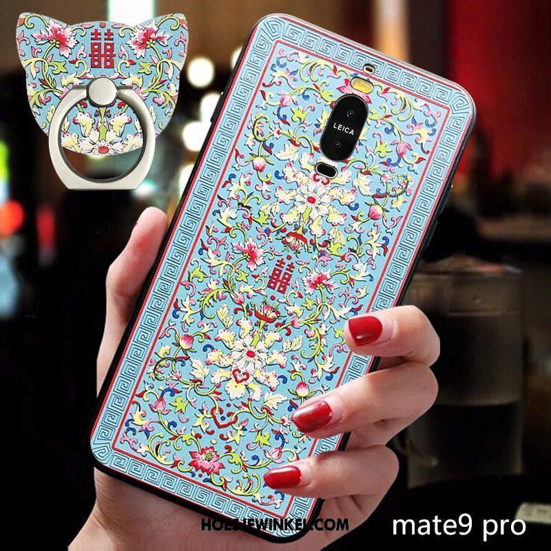 Huawei Mate 9 Pro Hoesje Hanger Siliconen Scheppend, Huawei Mate 9 Pro Hoesje All Inclusive Hoes