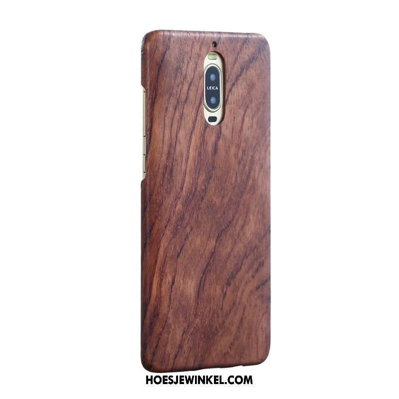 Huawei Mate 9 Pro Hoesje Hout Dun Bescherming, Huawei Mate 9 Pro Hoesje Hoes Mobiele Telefoon Braun Nackte Farbe