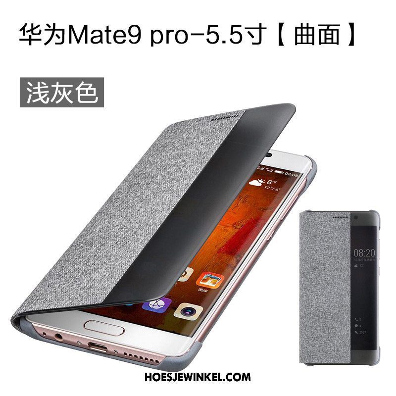 Huawei Mate 9 Pro Hoesje Leren Etui Hoes Bescherming, Huawei Mate 9 Pro Hoesje Echte Mobiele Telefoon