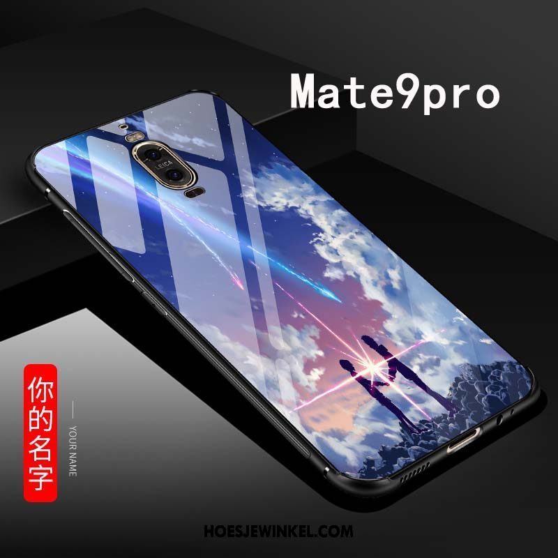 Huawei Mate 9 Pro Hoesje Mobiele Telefoon Hoes Zwart, Huawei Mate 9 Pro Hoesje Bescherming Glas