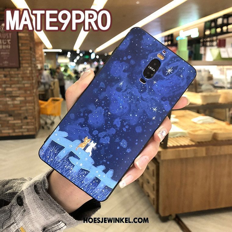 Huawei Mate 9 Pro Hoesje Reliëf Bescherming Zacht, Huawei Mate 9 Pro Hoesje All Inclusive Mobiele Telefoon