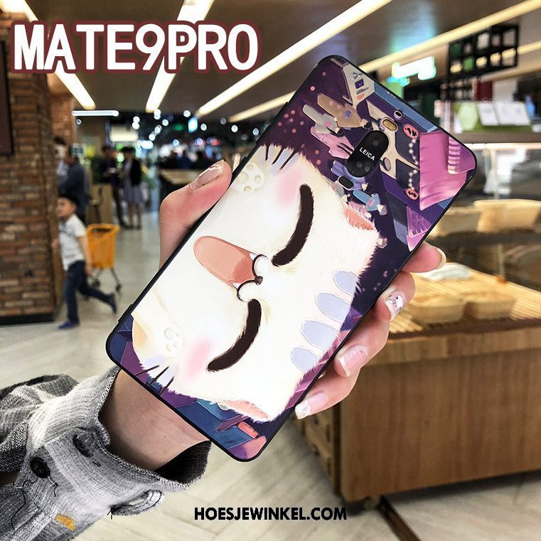 Huawei Mate 9 Pro Hoesje Reliëf Bescherming Zacht, Huawei Mate 9 Pro Hoesje All Inclusive Mobiele Telefoon