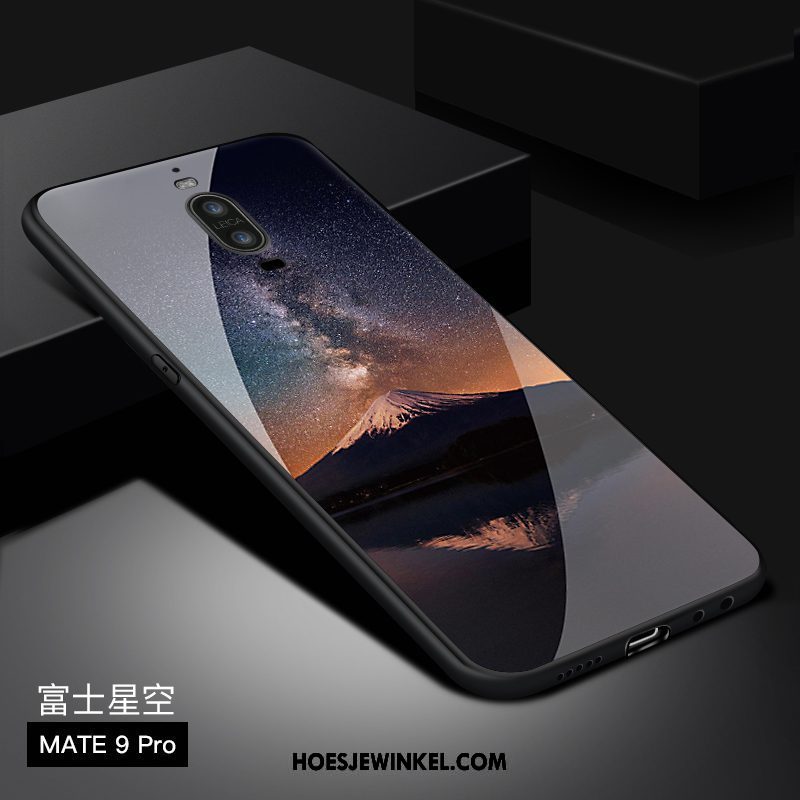Huawei Mate 9 Pro Hoesje Scheppend Bescherming Purper, Huawei Mate 9 Pro Hoesje Hoes Persoonlijk
