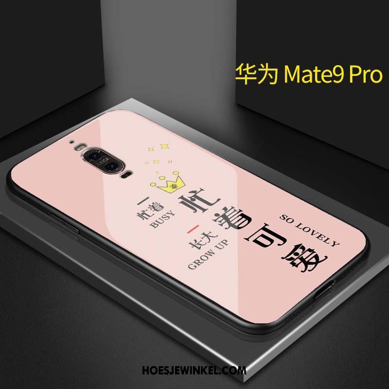 Huawei Mate 9 Pro Hoesje Trend Gehard Glas Anti-fall, Huawei Mate 9 Pro Hoesje Grote Zoet