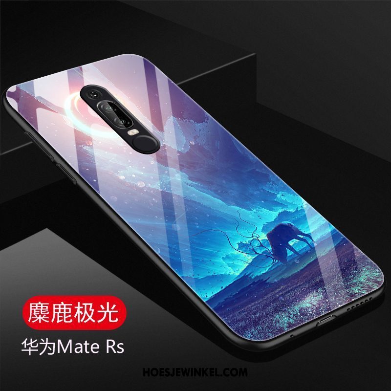 Huawei Mate Rs Hoesje Bescherming Hoes Spotprent, Huawei Mate Rs Hoesje Purper Mobiele Telefoon