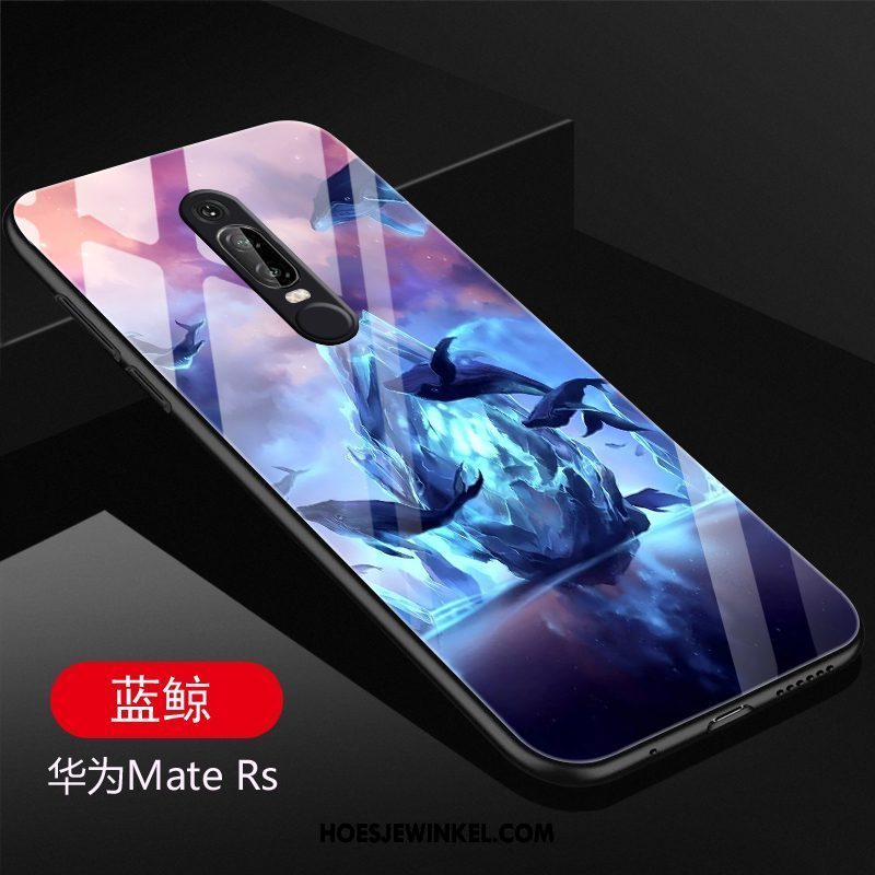 Huawei Mate Rs Hoesje Bescherming Hoes Spotprent, Huawei Mate Rs Hoesje Purper Mobiele Telefoon