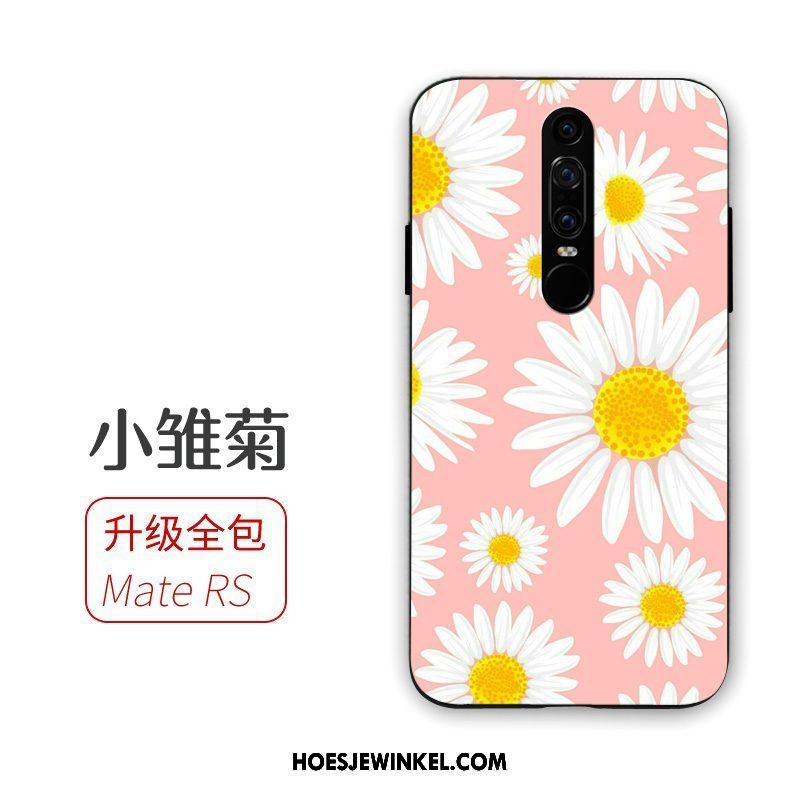 Huawei Mate Rs Hoesje Bescherming Zwart Zacht, Huawei Mate Rs Hoesje Ring Hoes