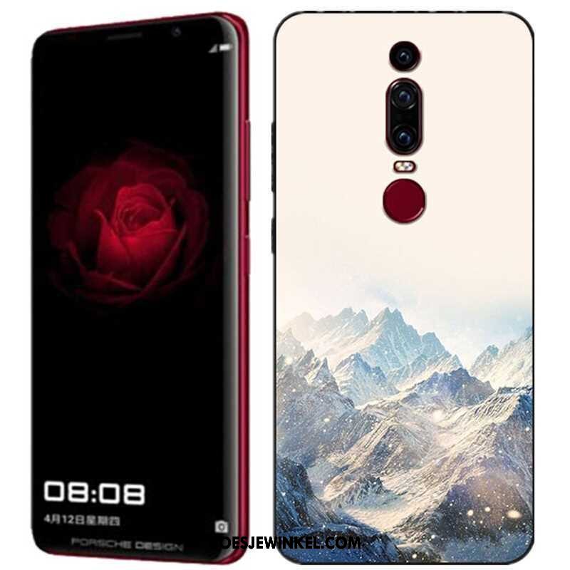 Huawei Mate Rs Hoesje Blauw Driedimensionaal Geschilderd, Huawei Mate Rs Hoesje Mobiele Telefoon Reliëf