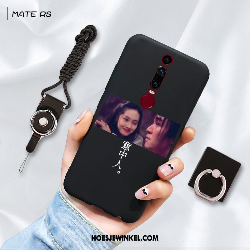 Huawei Mate Rs Hoesje Lovers Zacht All Inclusive, Huawei Mate Rs Hoesje Zwart Mobiele Telefoon