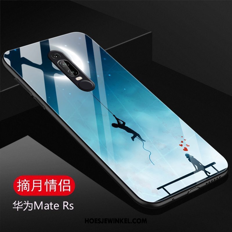 Huawei Mate Rs Hoesje Mobiele Telefoon Glas Zwart, Huawei Mate Rs Hoesje Persoonlijk