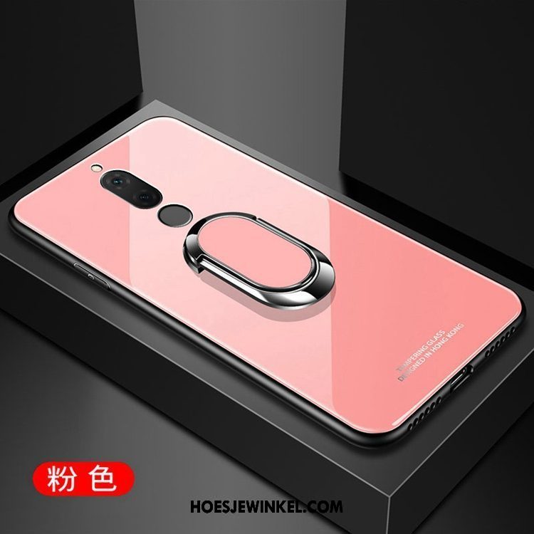 Huawei Mate Rs Hoesje Mobiele Telefoon Rood Gehard Glas, Huawei Mate Rs Hoesje Ring Eenvoudige