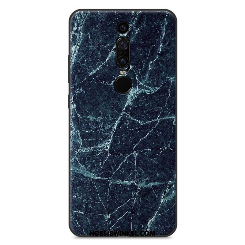 Huawei Mate Rs Hoesje Vintage Mobiele Telefoon Zacht, Huawei Mate Rs Hoesje Blauw Hoes