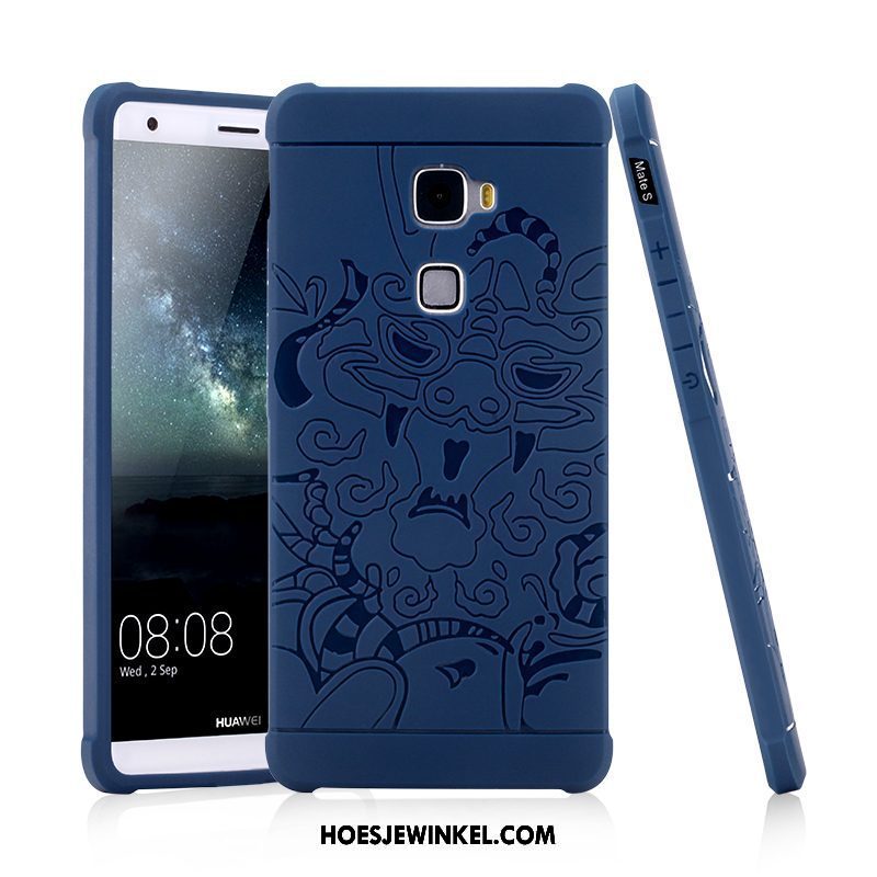 Huawei Mate S Hoesje Dun Mobiele Telefoon Hoes, Huawei Mate S Hoesje Siliconen Blauw