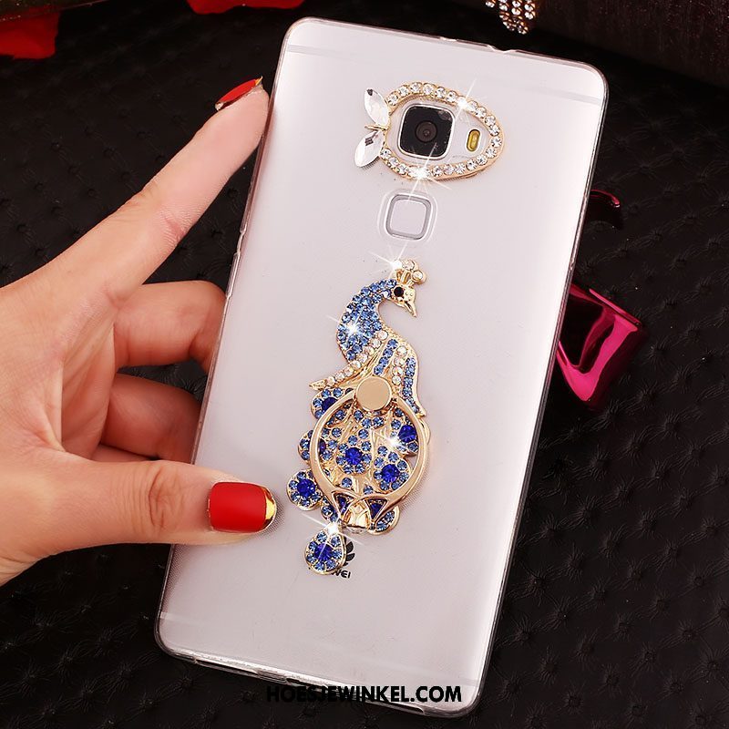 Huawei Mate S Hoesje Met Strass Ring Hoes, Huawei Mate S Hoesje Doorzichtig Mobiele Telefoon