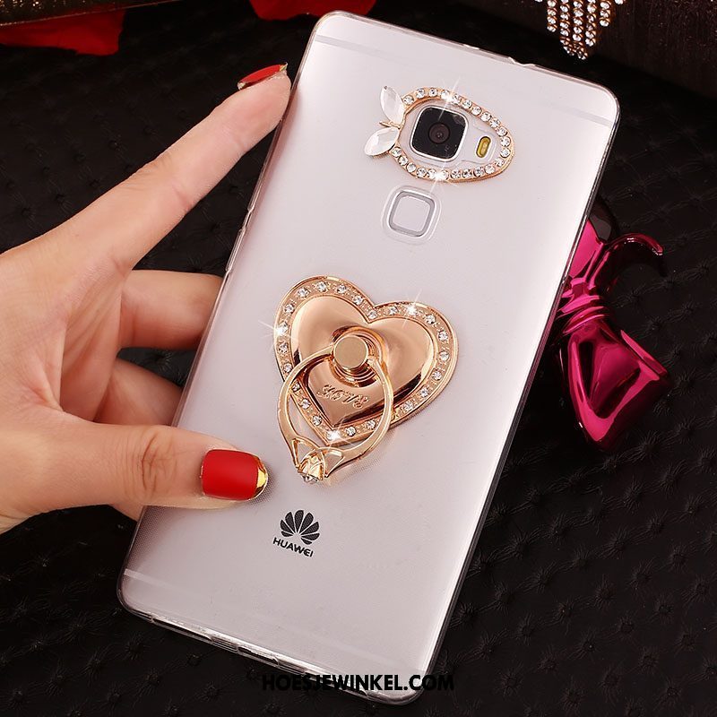 Huawei Mate S Hoesje Met Strass Ring Hoes, Huawei Mate S Hoesje Doorzichtig Mobiele Telefoon