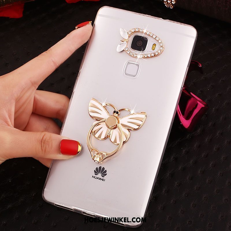 Huawei Mate S Hoesje Met Strass Ring Hoes, Huawei Mate S Hoesje Doorzichtig Mobiele Telefoon