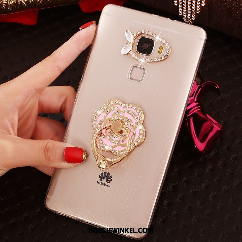 Huawei Mate S Hoesje Met Strass Ring Hoes, Huawei Mate S Hoesje Doorzichtig Mobiele Telefoon