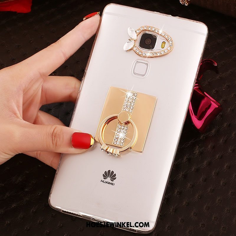 Huawei Mate S Hoesje Met Strass Ring Hoes, Huawei Mate S Hoesje Doorzichtig Mobiele Telefoon