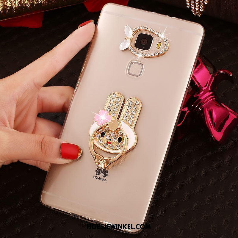 Huawei Mate S Hoesje Met Strass Ring Hoes, Huawei Mate S Hoesje Doorzichtig Mobiele Telefoon