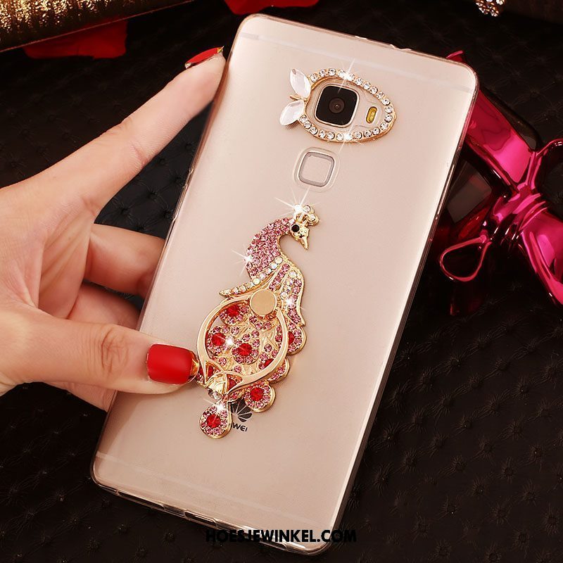 Huawei Mate S Hoesje Met Strass Ring Hoes, Huawei Mate S Hoesje Doorzichtig Mobiele Telefoon