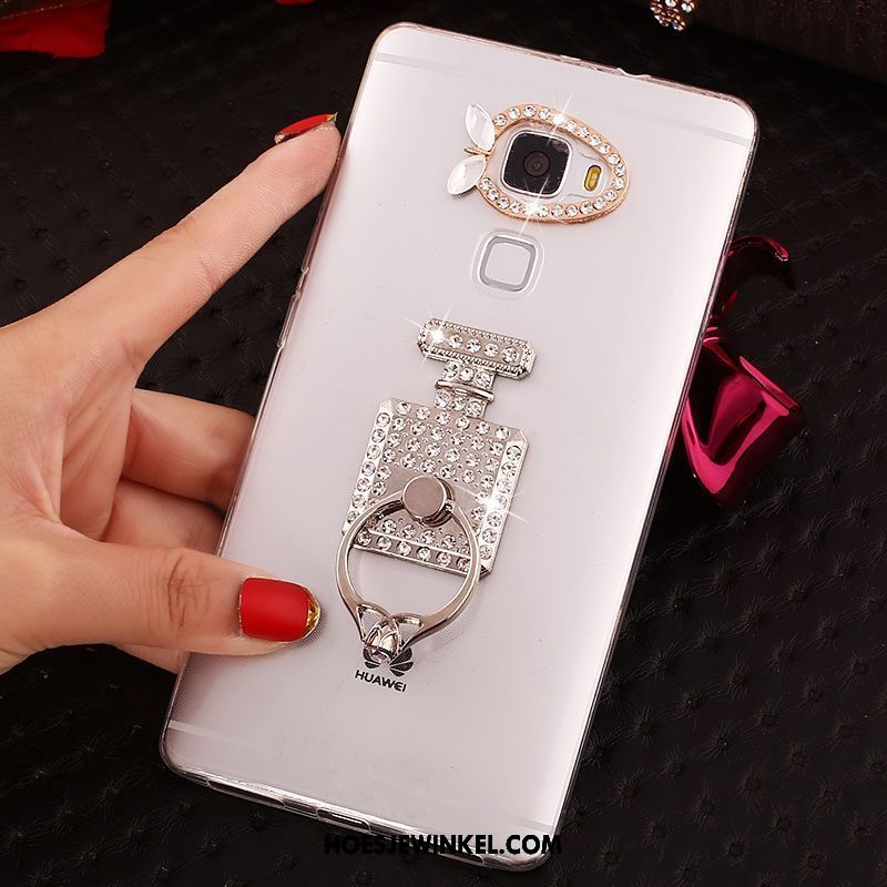 Huawei Mate S Hoesje Met Strass Ring Hoes, Huawei Mate S Hoesje Doorzichtig Mobiele Telefoon