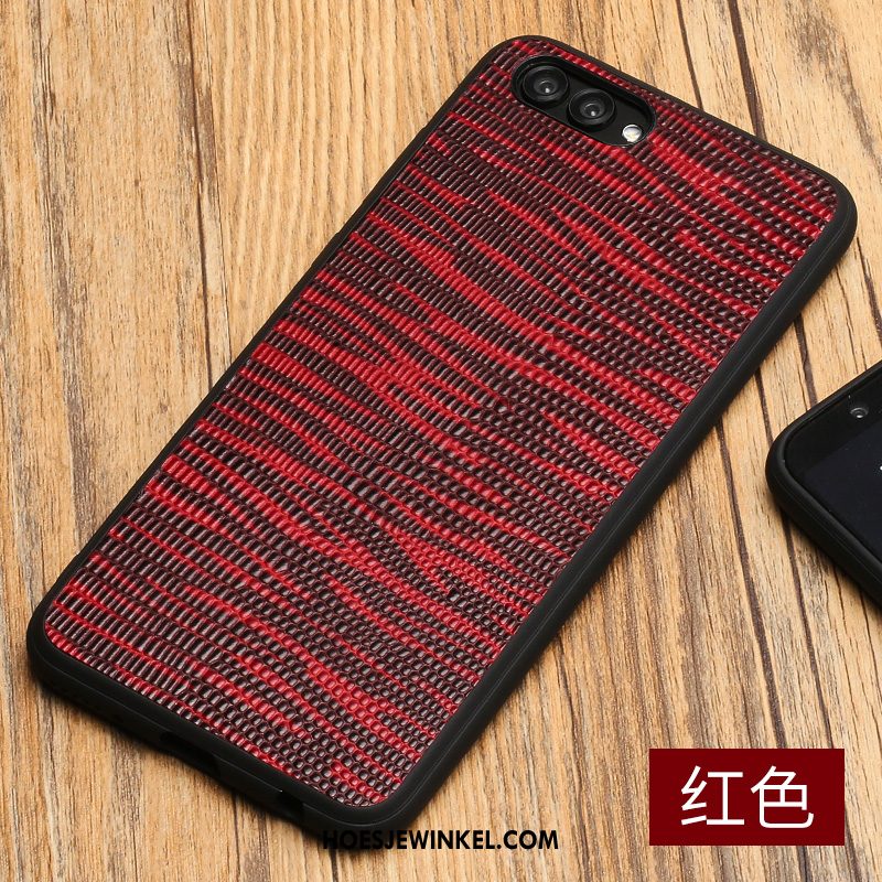 Huawei Nova 2s Hoesje Anti-fall All Inclusive Leren Etui, Huawei Nova 2s Hoesje Rood Mobiele Telefoon