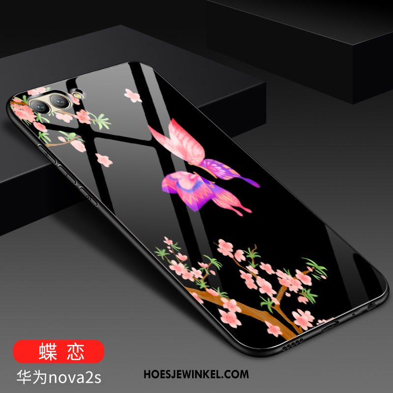 Huawei Nova 2s Hoesje Glas Zacht Hoes, Huawei Nova 2s Hoesje Mobiele Telefoon All Inclusive