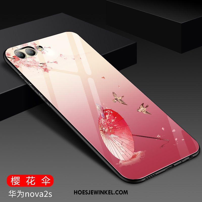 Huawei Nova 2s Hoesje Glas Zacht Hoes, Huawei Nova 2s Hoesje Mobiele Telefoon All Inclusive