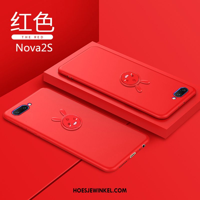 Huawei Nova 2s Hoesje Mobiele Telefoon Net Red Bescherming, Huawei Nova 2s Hoesje All Inclusive Roze