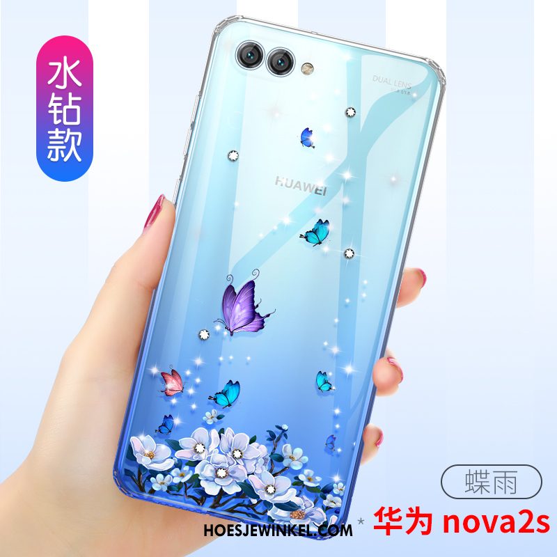 Huawei Nova 2s Hoesje Mobiele Telefoon Nieuw Anti-fall, Huawei Nova 2s Hoesje Mooie Siliconen