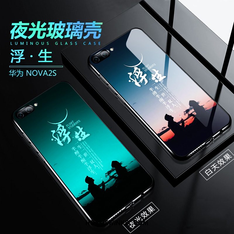 Huawei Nova 2s Hoesje Siliconen Trendy Merk Net Red, Huawei Nova 2s Hoesje Lichtende Scheppend